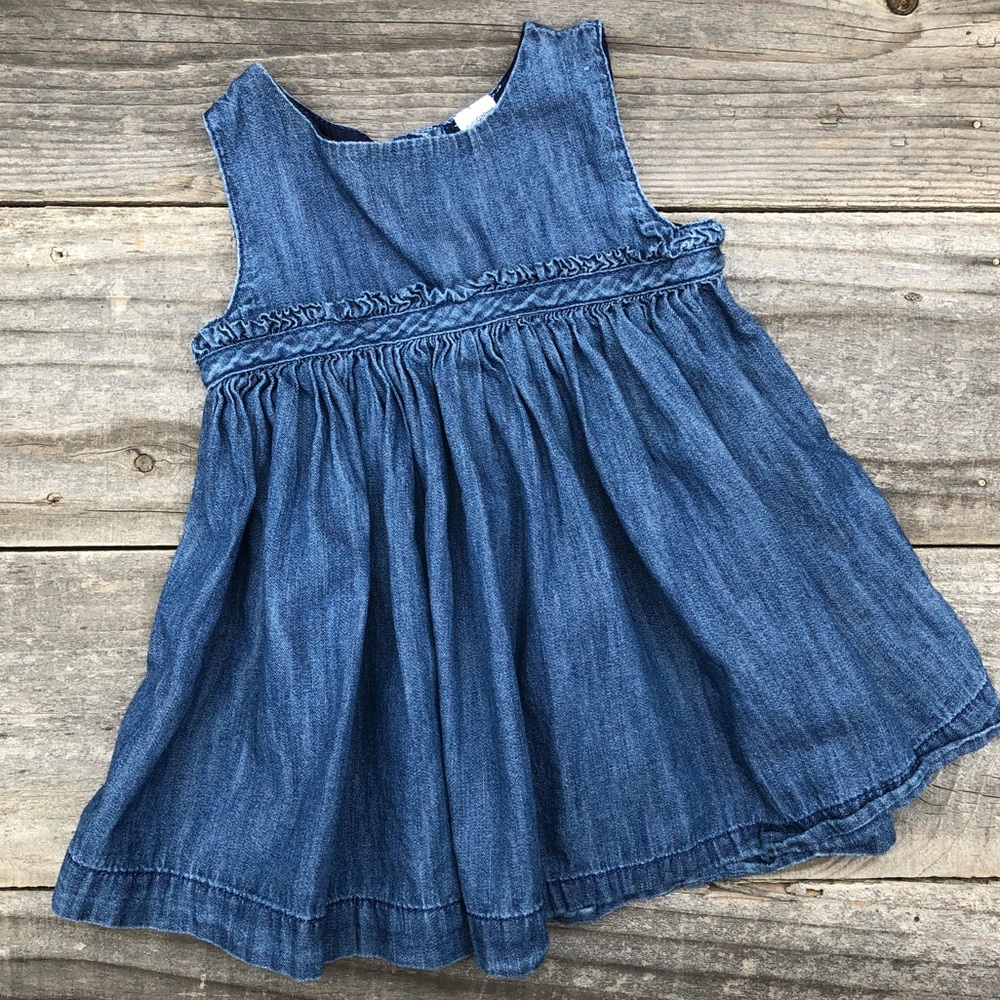BABY GAP 1969 Denim dress 6-12mo